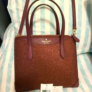 Kate spade glitter satchel k4625
